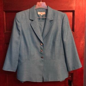 Bright Blue Two-Piece Suit NWT